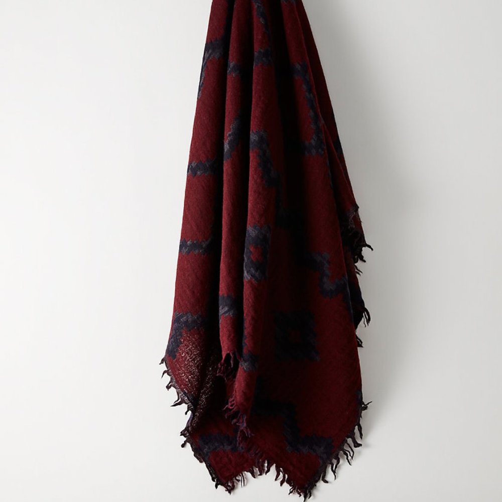Wilfred Diamond Mosaic Blanket Scarf - Picture 9 of 9